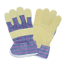 Schwein Split Safety Work Handschuh, Full Palm Leder Handschuh